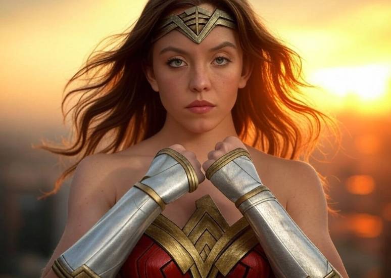 Sydney Sweeney as Wonder Woman FAN ART