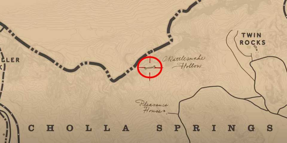 Red Dead Redemption 2 Dinosaur Bone #24 location in New Austin area