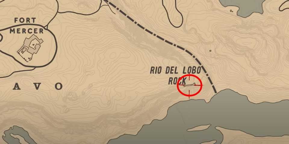 Red Dead Redemption 2 Dinosaur Bone #27 location in New Austin area