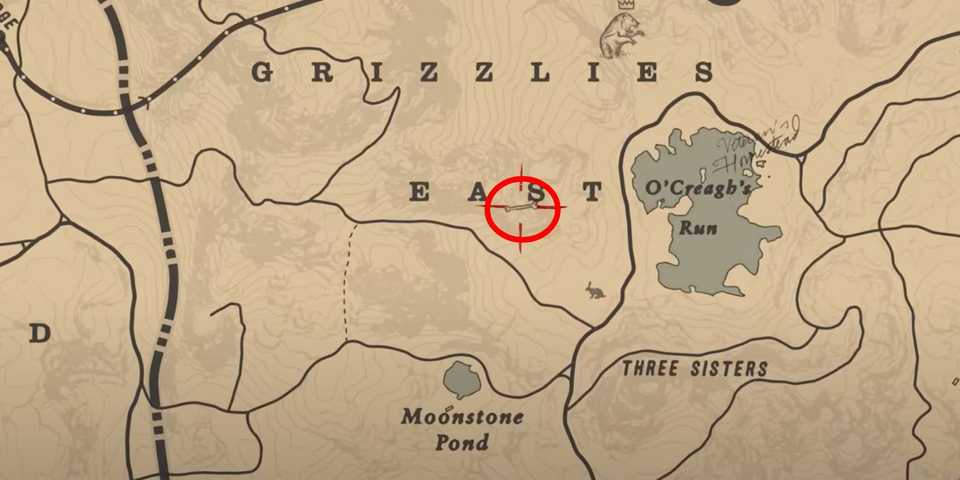 Red Dead Redemption 2 Dinosaur Bone #15 location in Grizzlies East area