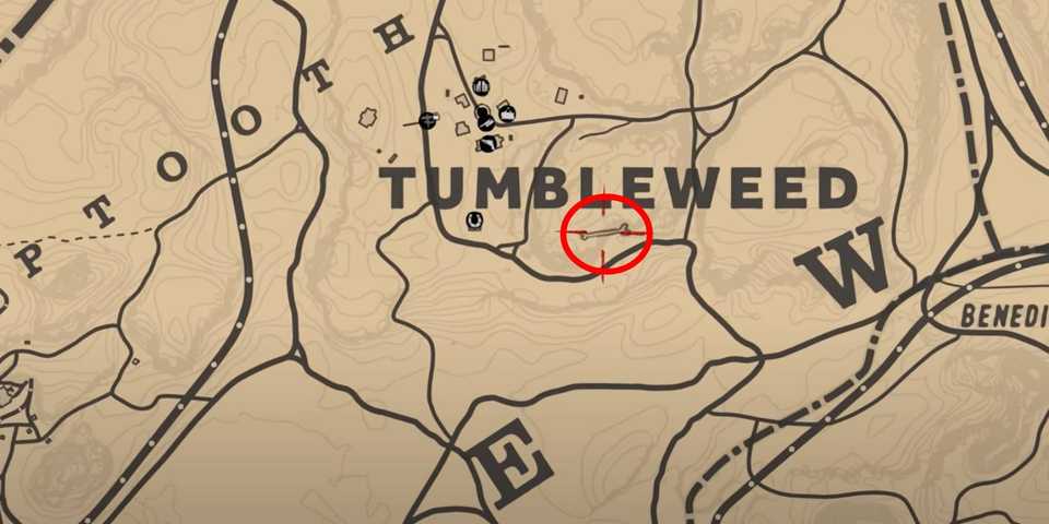 Red Dead Redemption 2 Dinosaur Bone #30 location in New Austin area