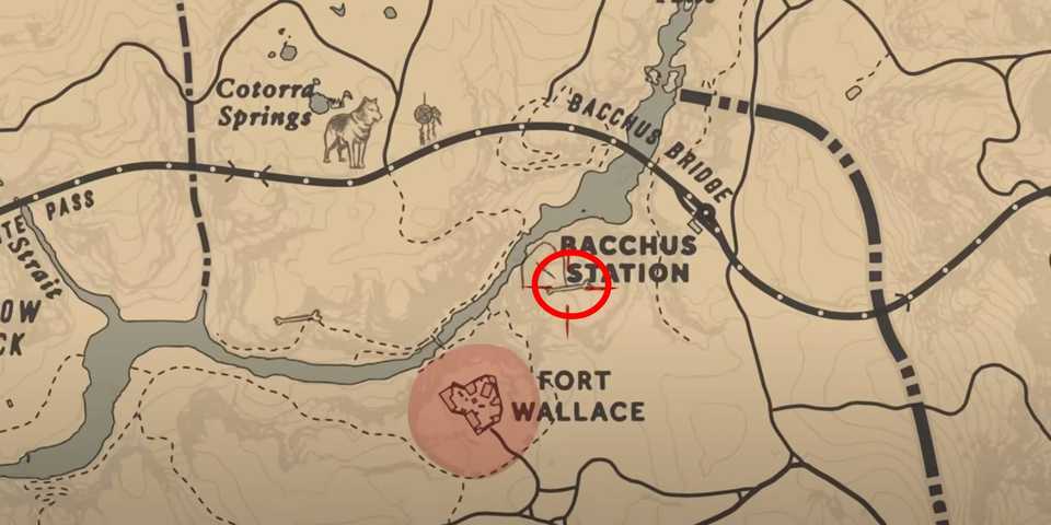 Red Dead Redemption 2 Dinosaur Bone #8 location in Cumberland Forest area