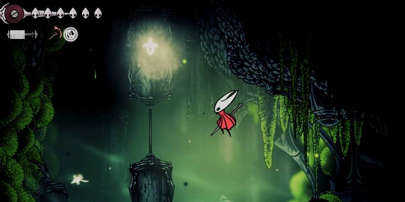 Hollow Knight Silksong Spool Fragment upgrade item found in Weavenest Alta location