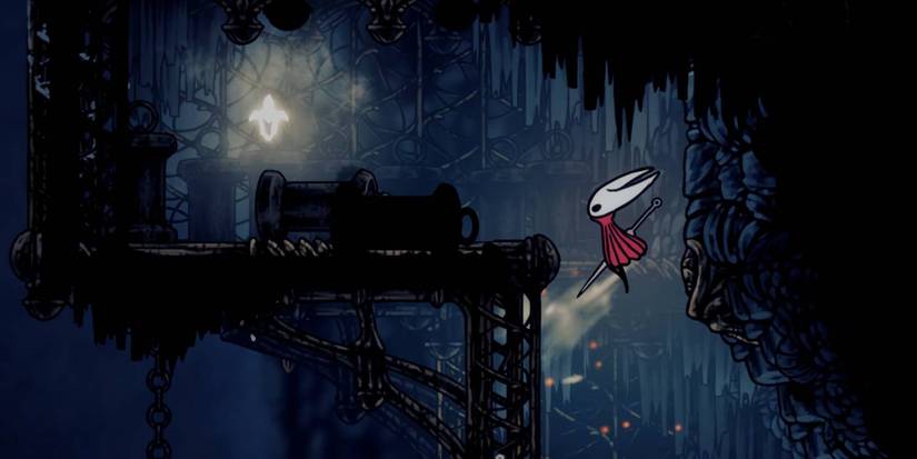 Hollow Knight Silksong Spool Fragment upgrade item found in The Slab location