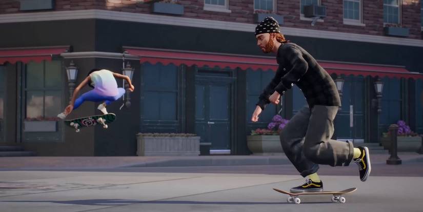 Skate 4 two players skating in the streets in multiplayer mode