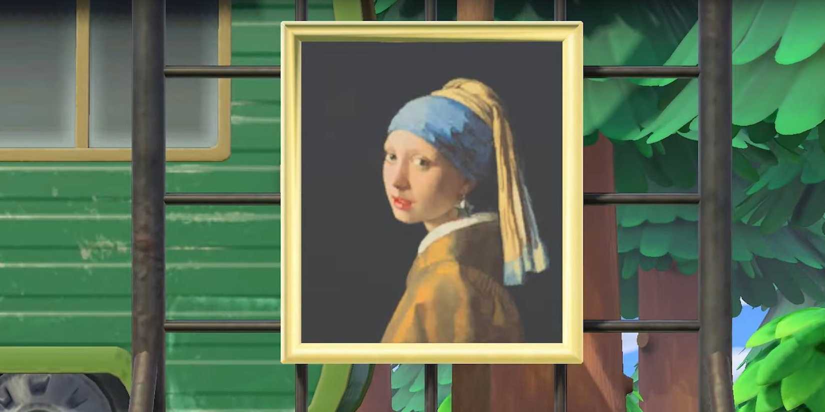 Animal Crossing New Horizons fake painting from Jolly Redd