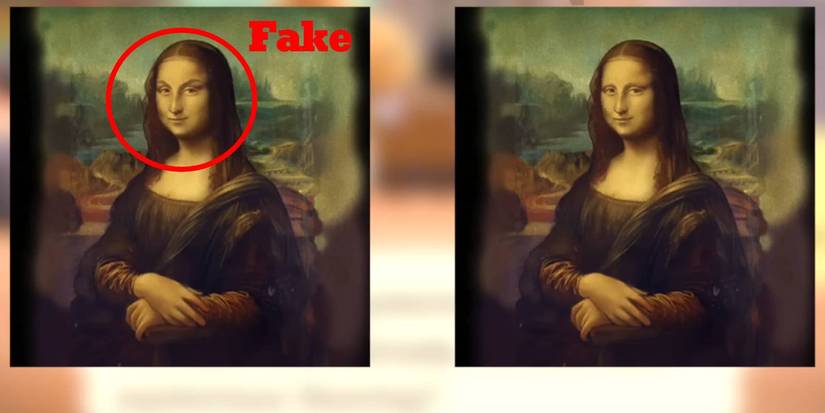 Animal Crossing New Horizons Famous Painting fake vs original comparison