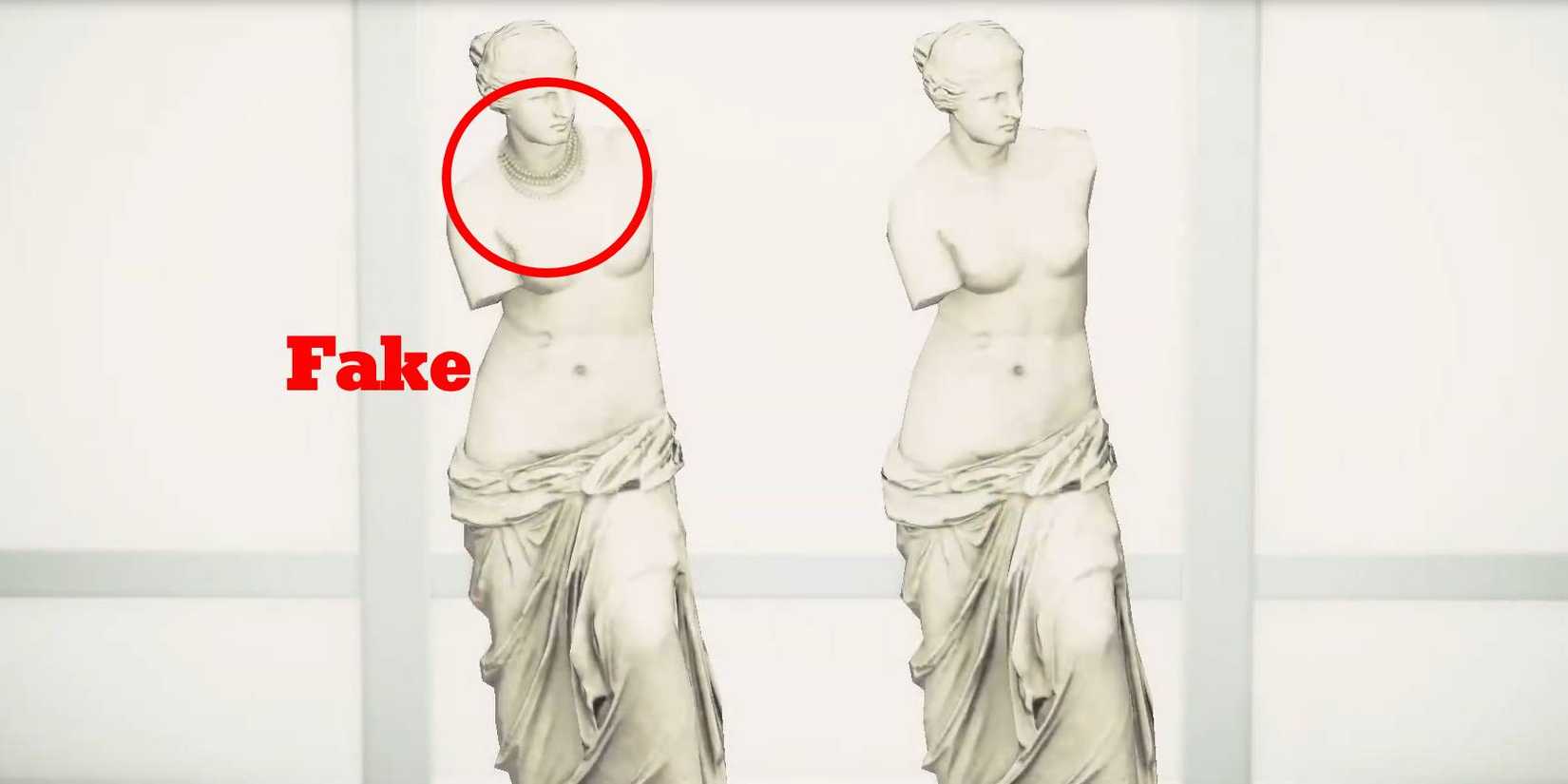 Animal Crossing New Horizons Beautiful Statue fake vs original comparison