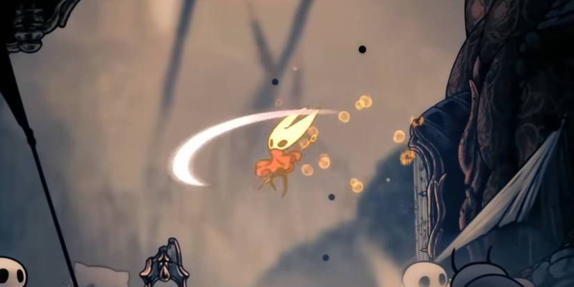 Hollow Knight Silksong Hornet fighting after getting movement buff from Flea Brew tool