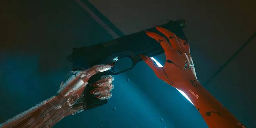 Cyberpunk 2077 Pride Rogue's silenced pistol