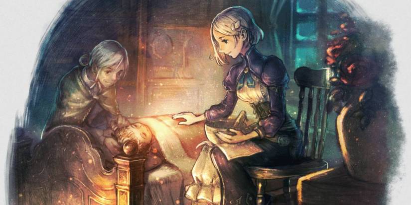 Octopath Traveler 0 Macy Apothecary party member character