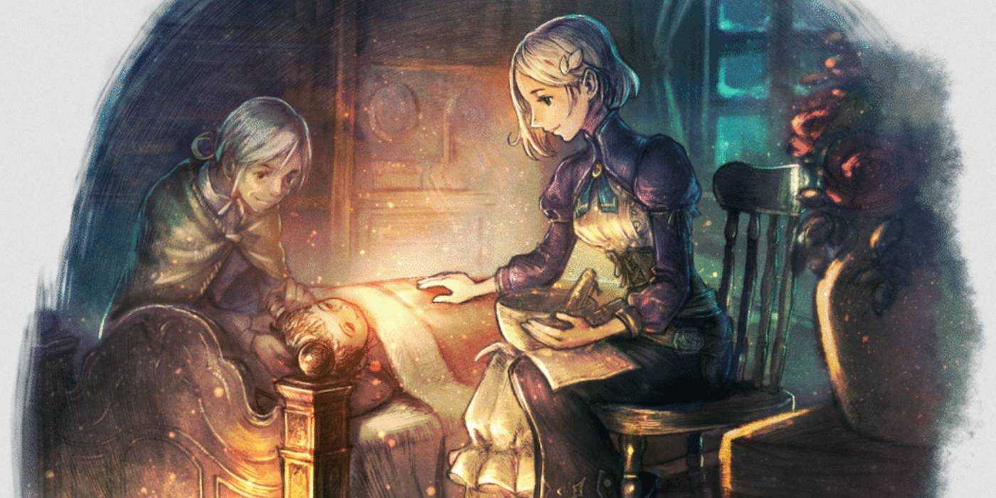 Octopath Traveler 0 Macy Apothecary party member character