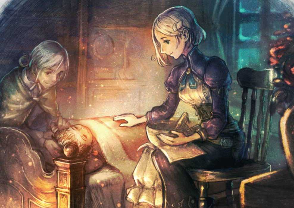 Octopath Traveler 0 Macy Apothecary party member character