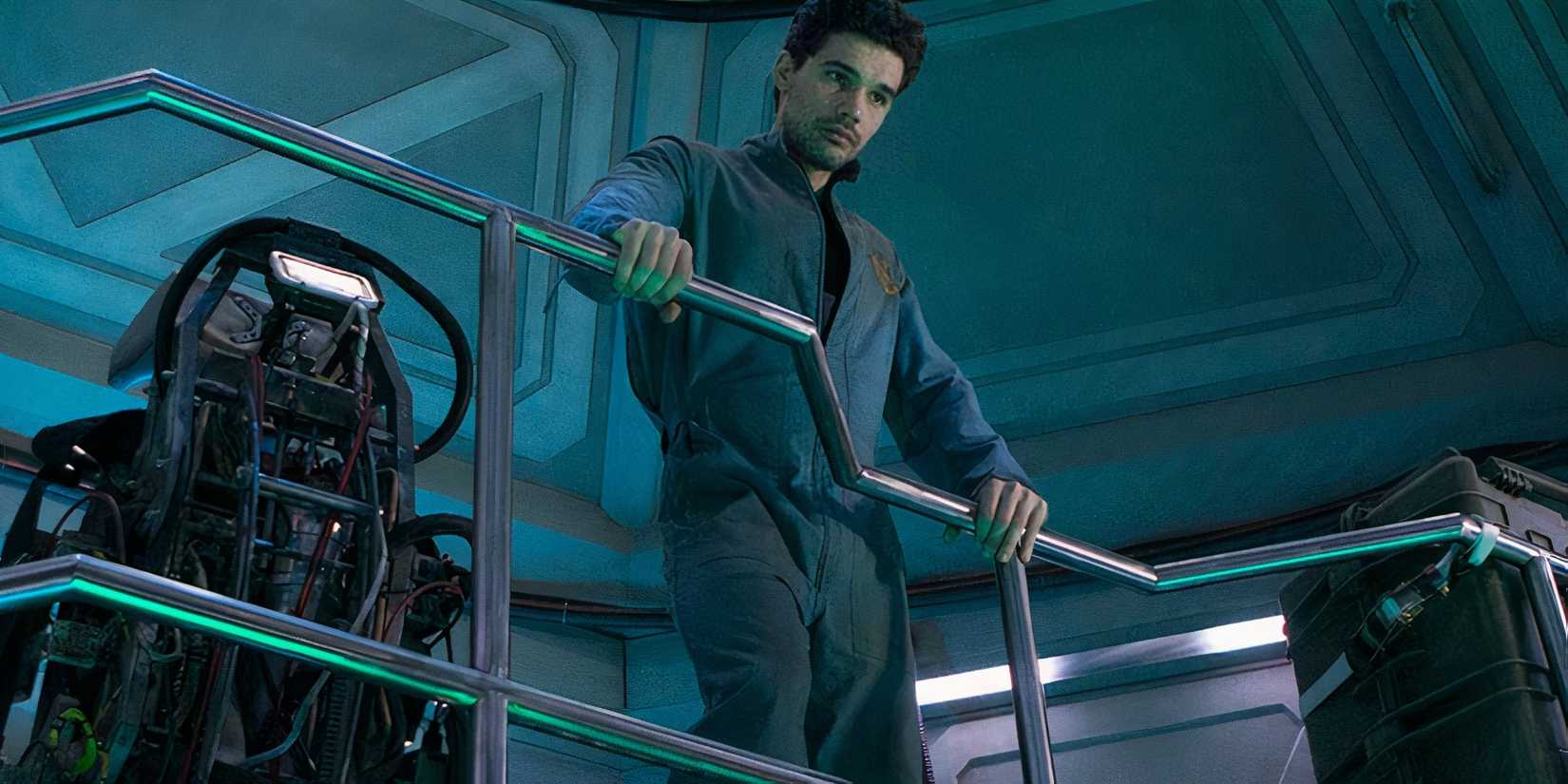 Steven Strait as Holden in the pilot episode of The Expanse