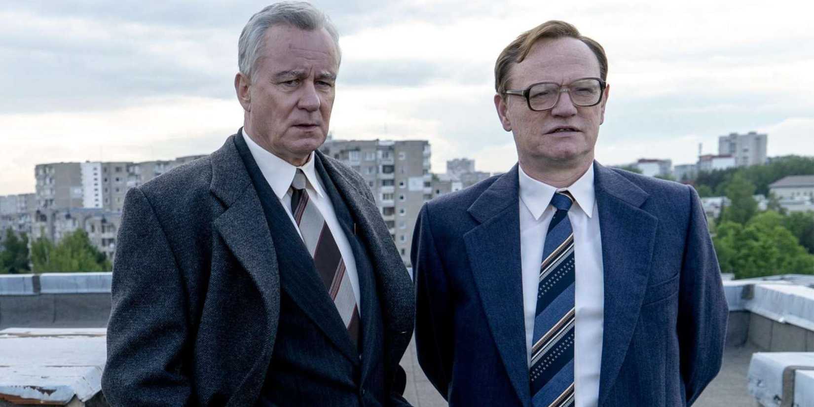 jared harris and stellan skarsgard in chernobyl