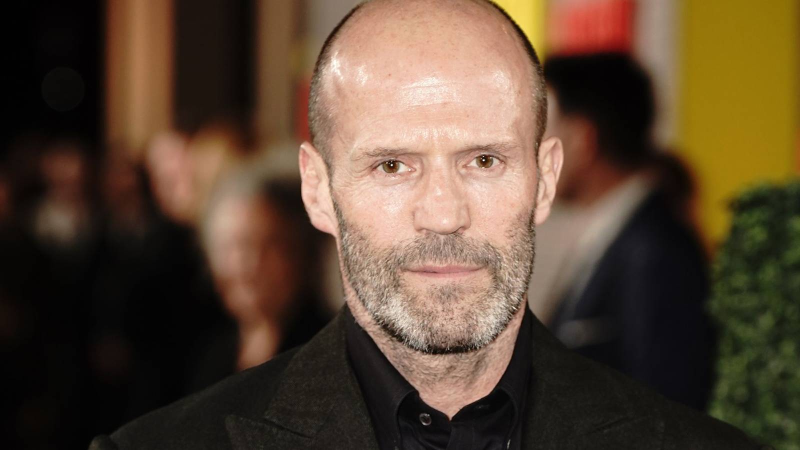 Jason Statham on a red carpet movie premiere