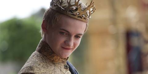 Joffrey smiling in Game of Thrones