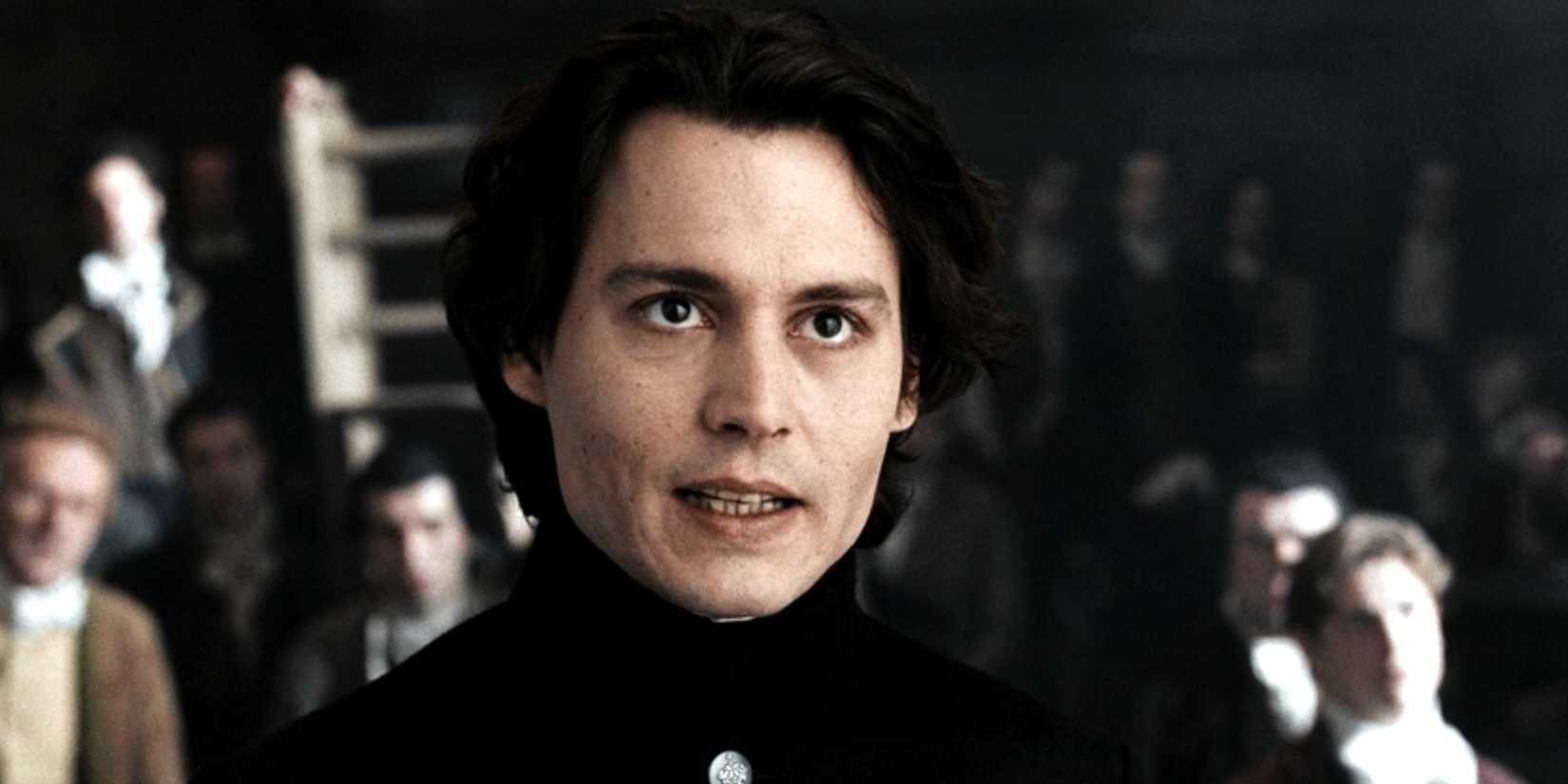 Johnny Depp como Ichabod Crane em Sleepy Hollow