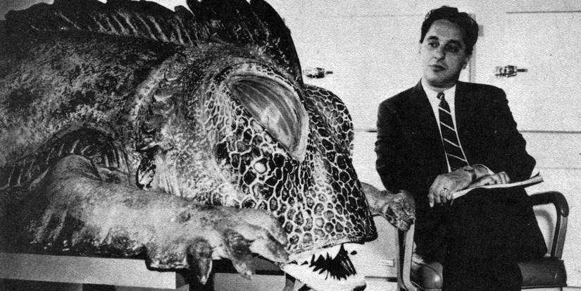 Joseph Stefano behind the scenes of The Outer Limits