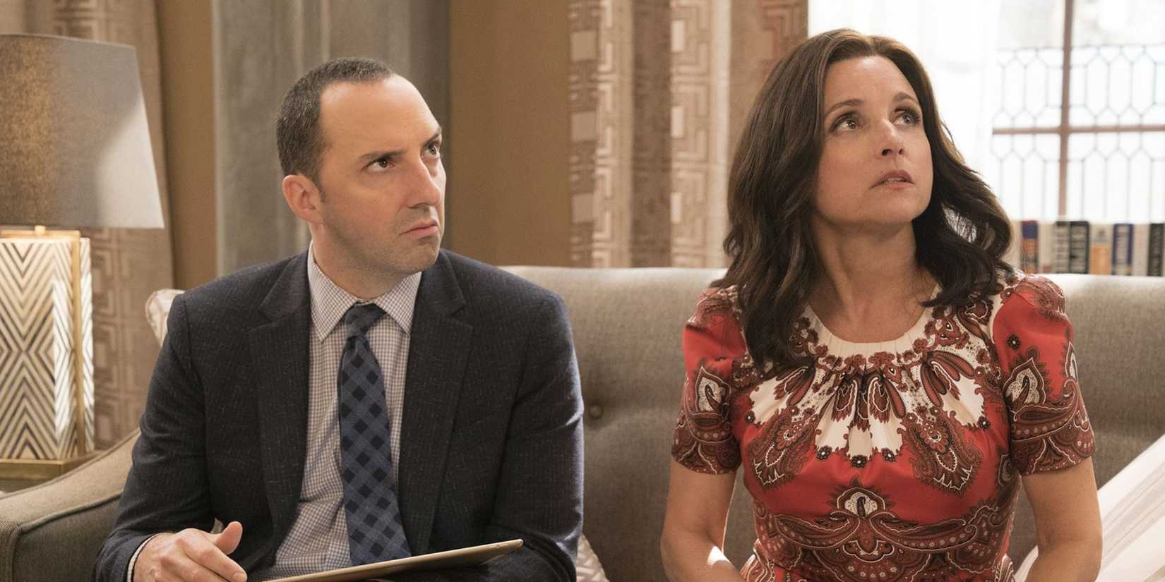Julia Louis-Dreyfus and Tony Hale in Veep