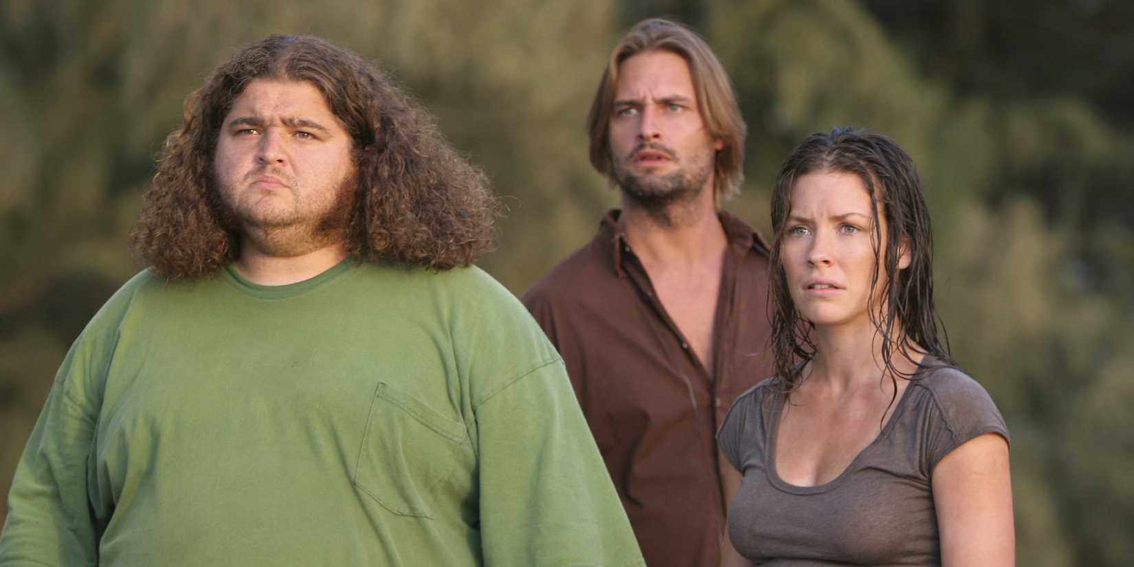 Kate, James, and Hurley in Lost season 1