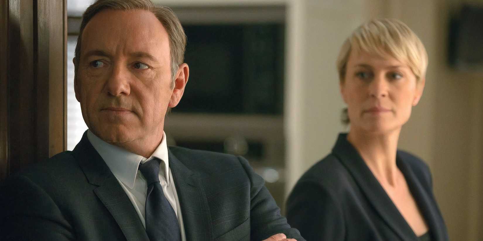 Kevin Spacey and Robin Wright in House of Cards