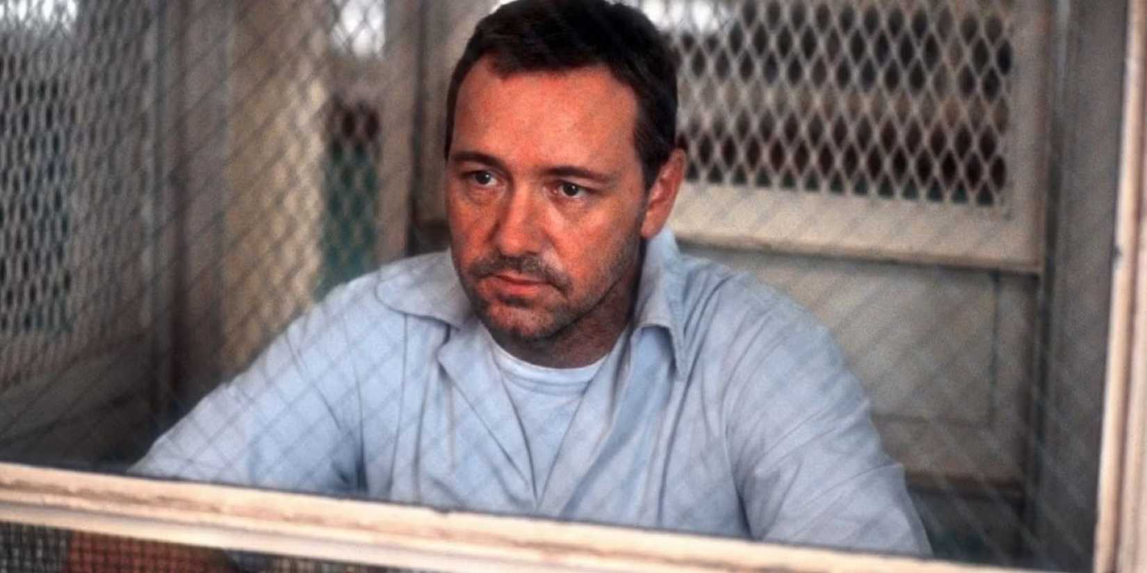 Kevin Spacey in jail in The Life of David Gale