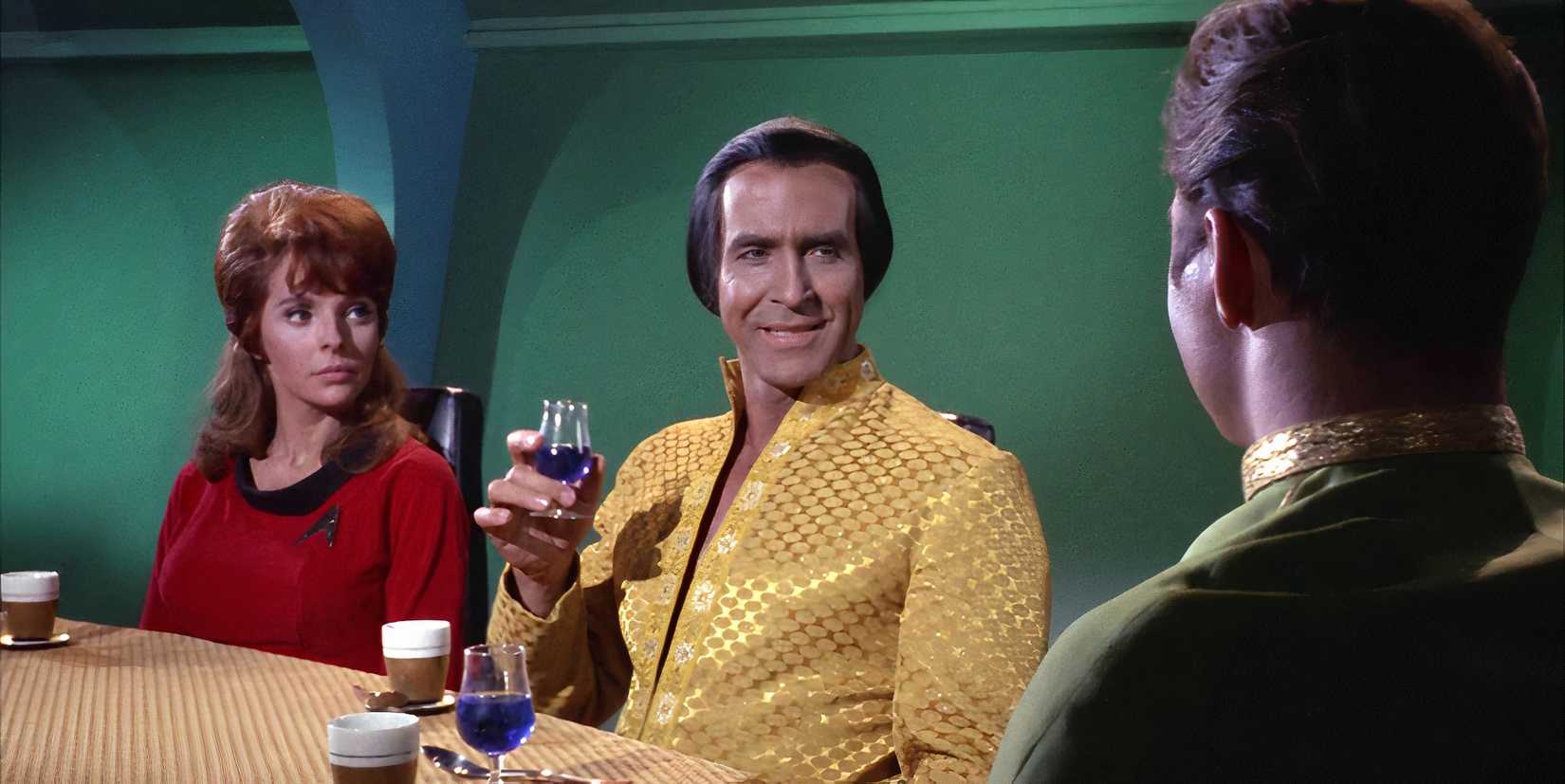 Khan toasts Kirk in Star Trek