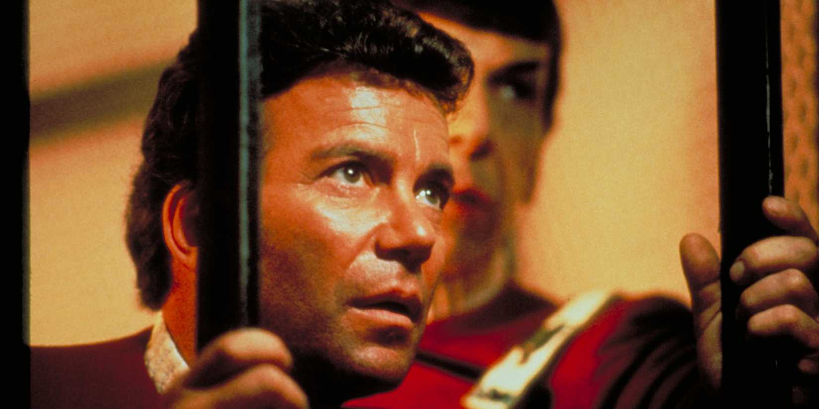 Kirk and Spock in Star Trek II