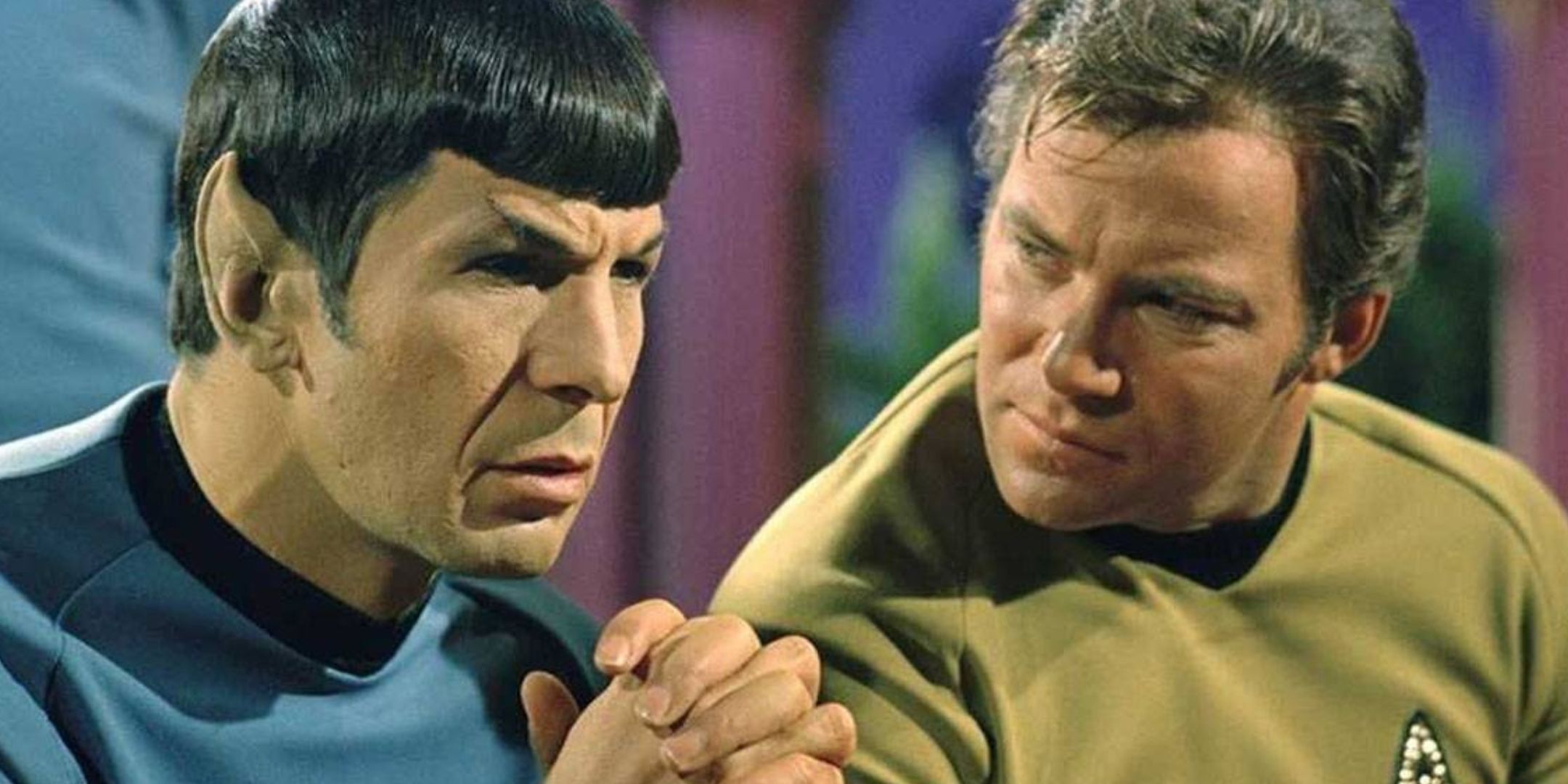 Kirk e Spock nella serie originale di Star Trek
