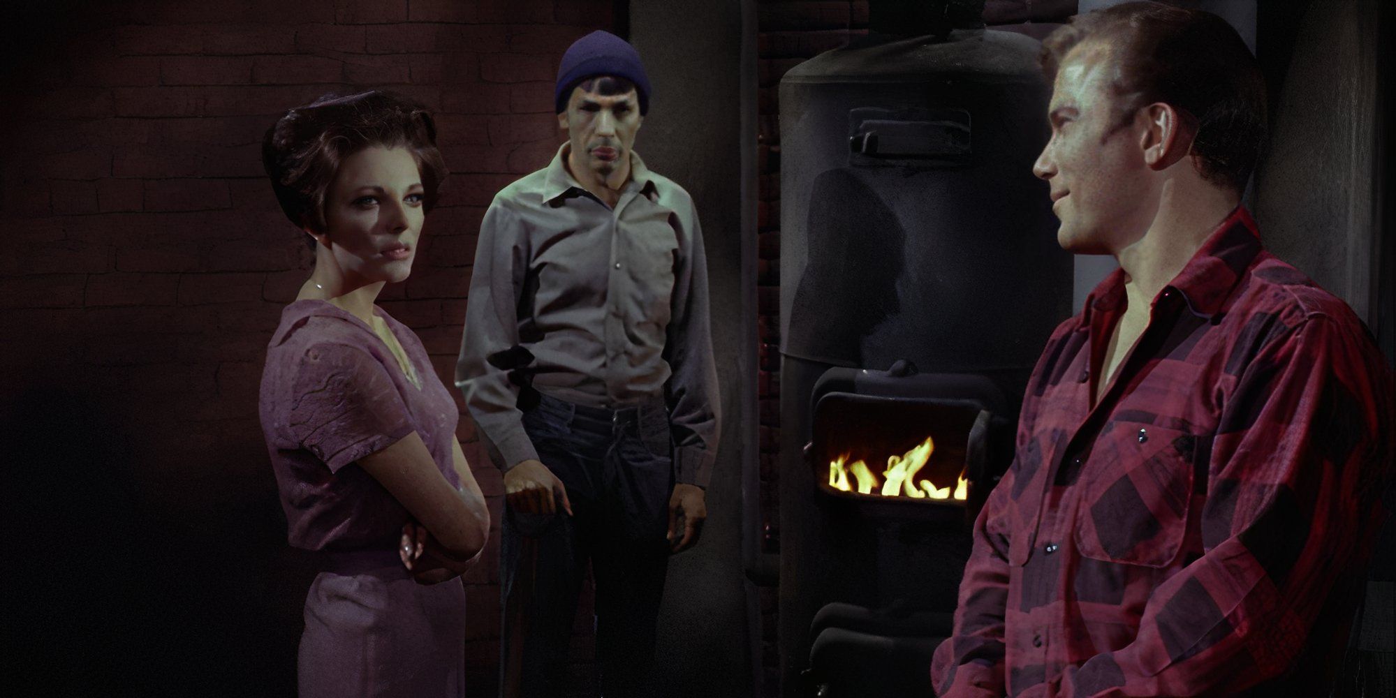 Kirk con Edith Keeler