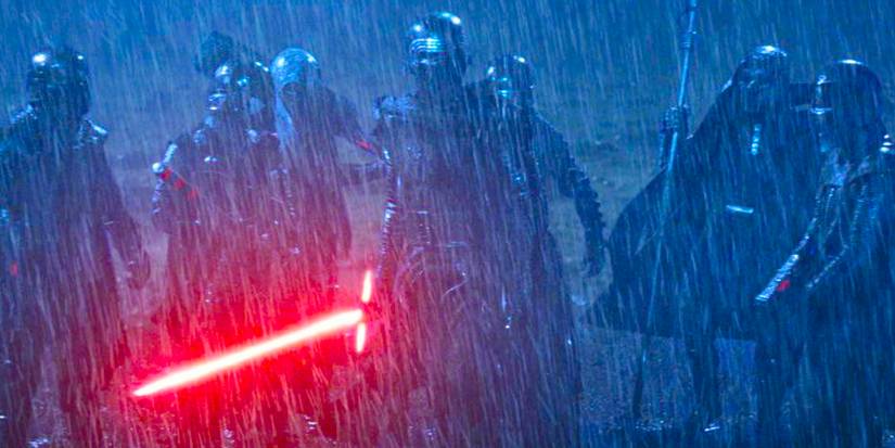 Kylo Ren and Knights of Ren in the Rain