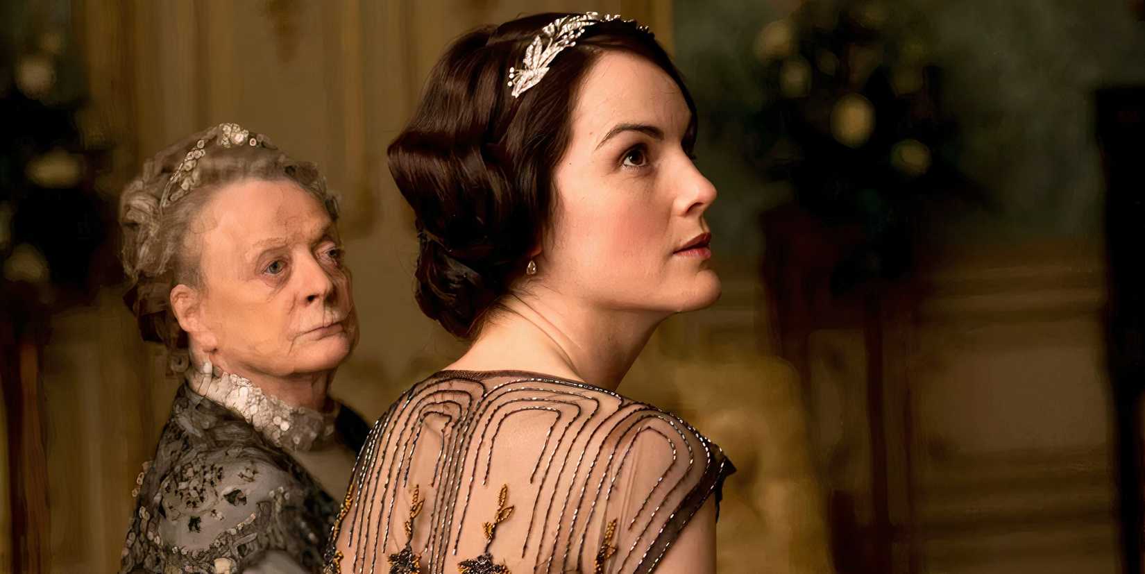 Lady Mary and Violet Downton Abbey