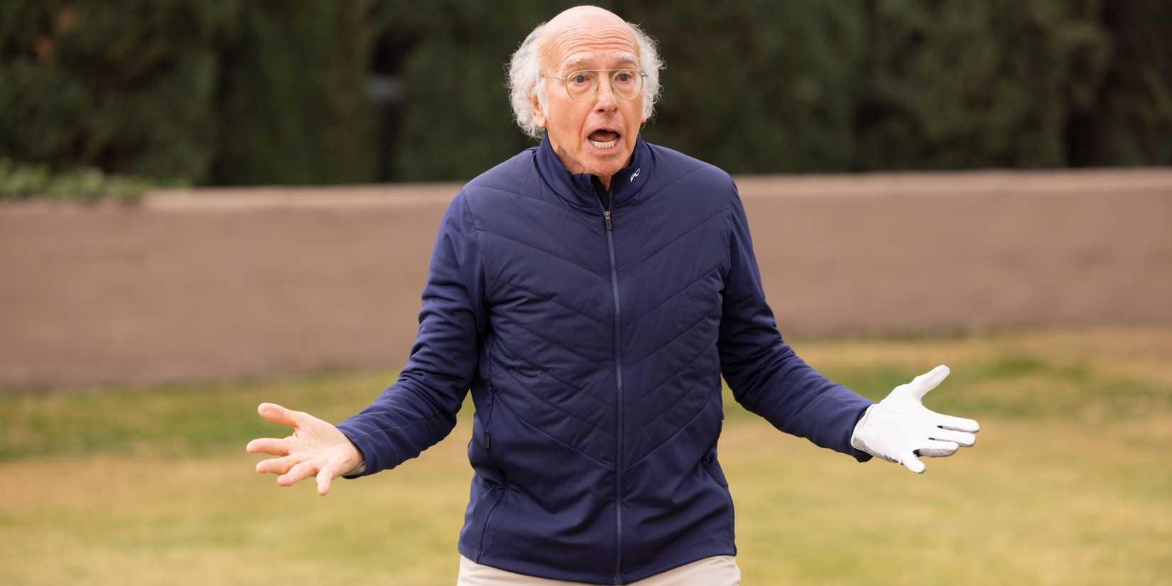 Larry David on a golf course in Curb Your Enthusiasm