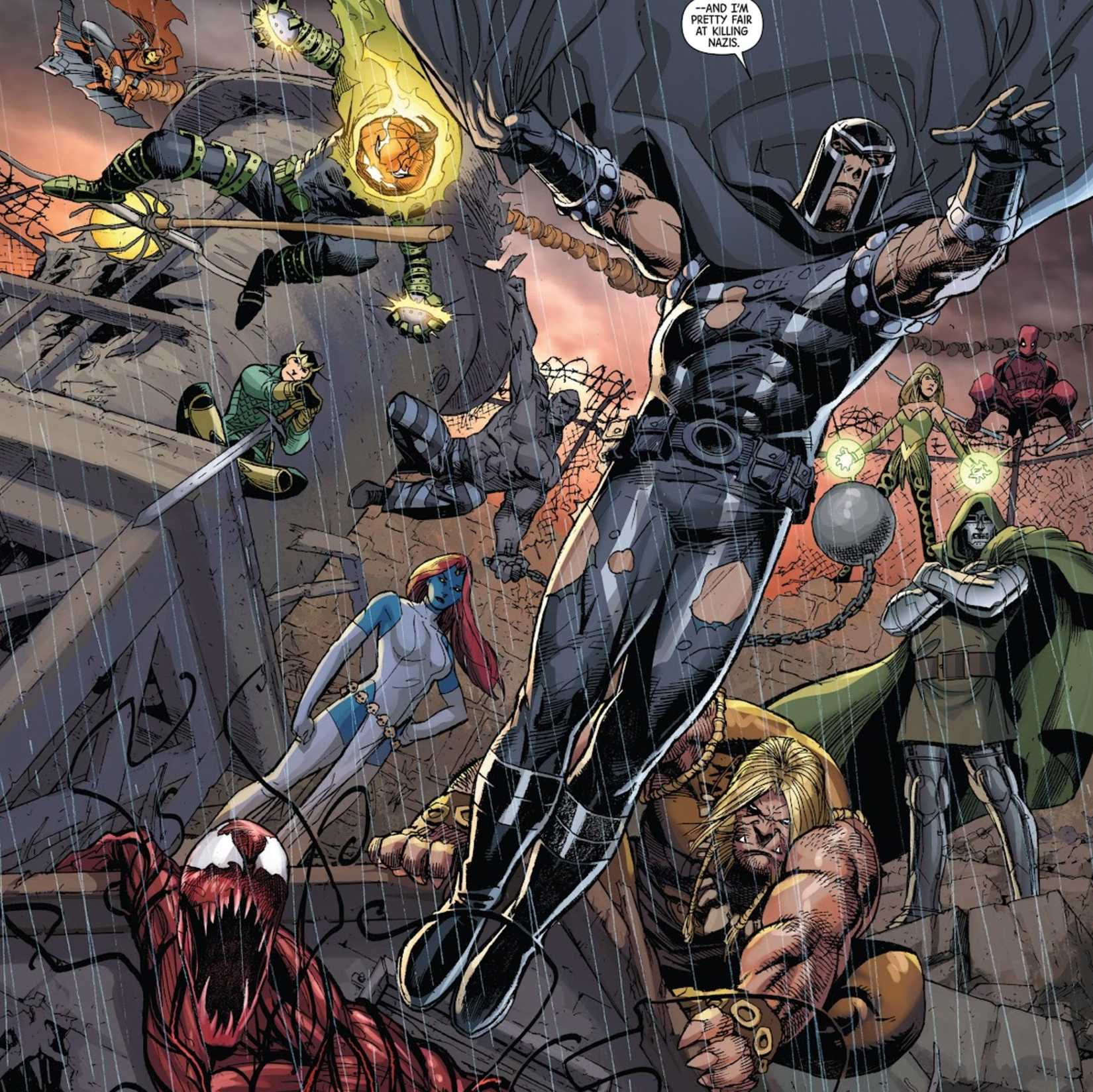 magneto leading the astonishing avengers