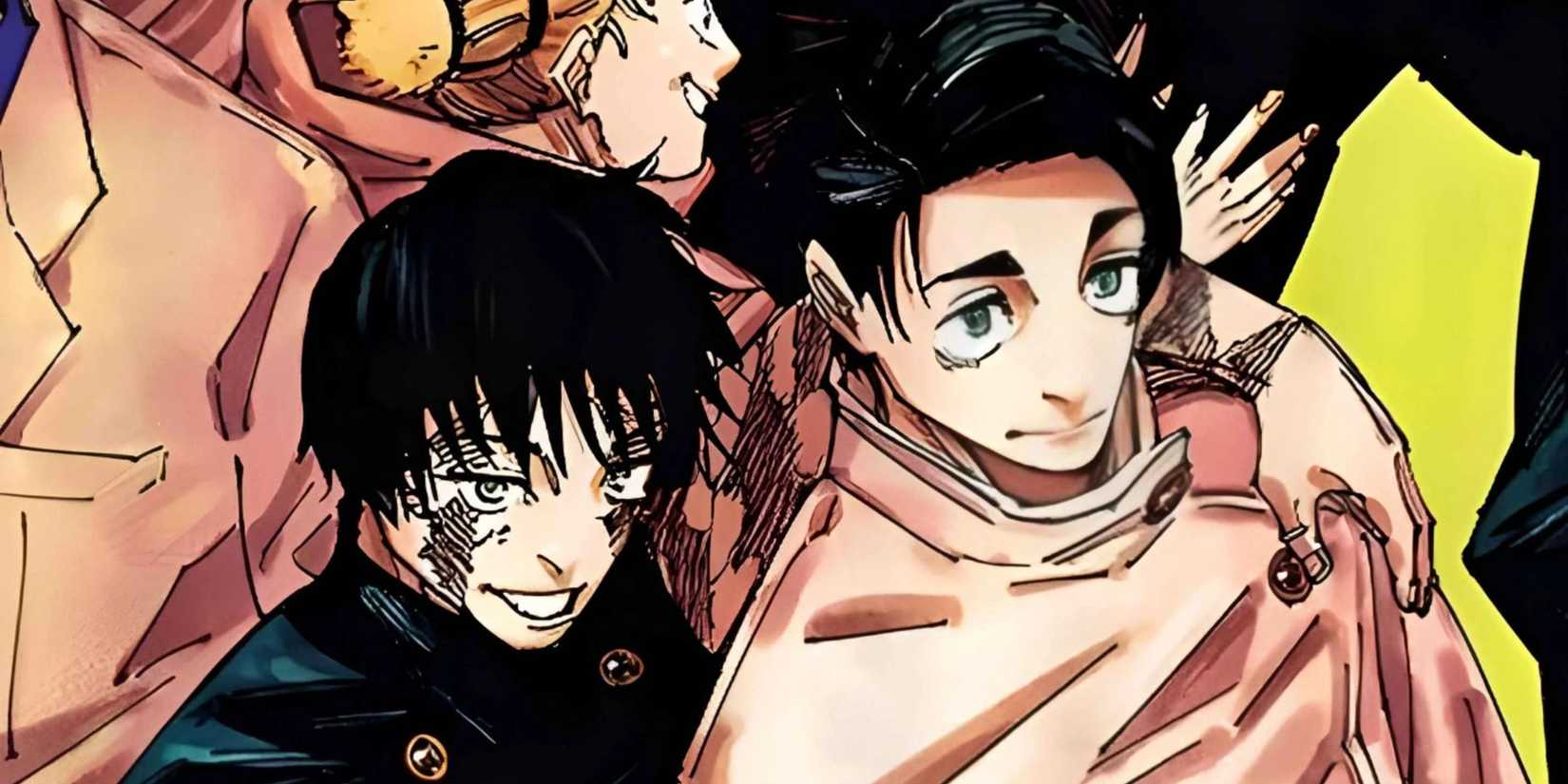 Maki et Yuta comme on le voit dans Jujutsu Kaisen