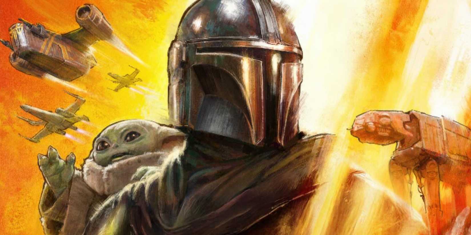 Mandalorian & Grogu Poster Featured Star Wars