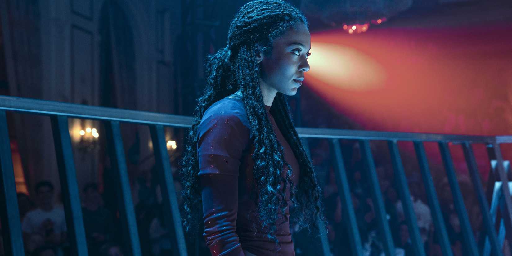 Marie Moreau looking serious in the fighting ring In Gen V Season 2