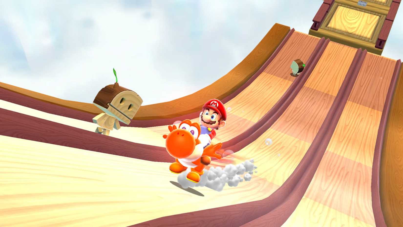 Mario Galaxy Yoshi Running
