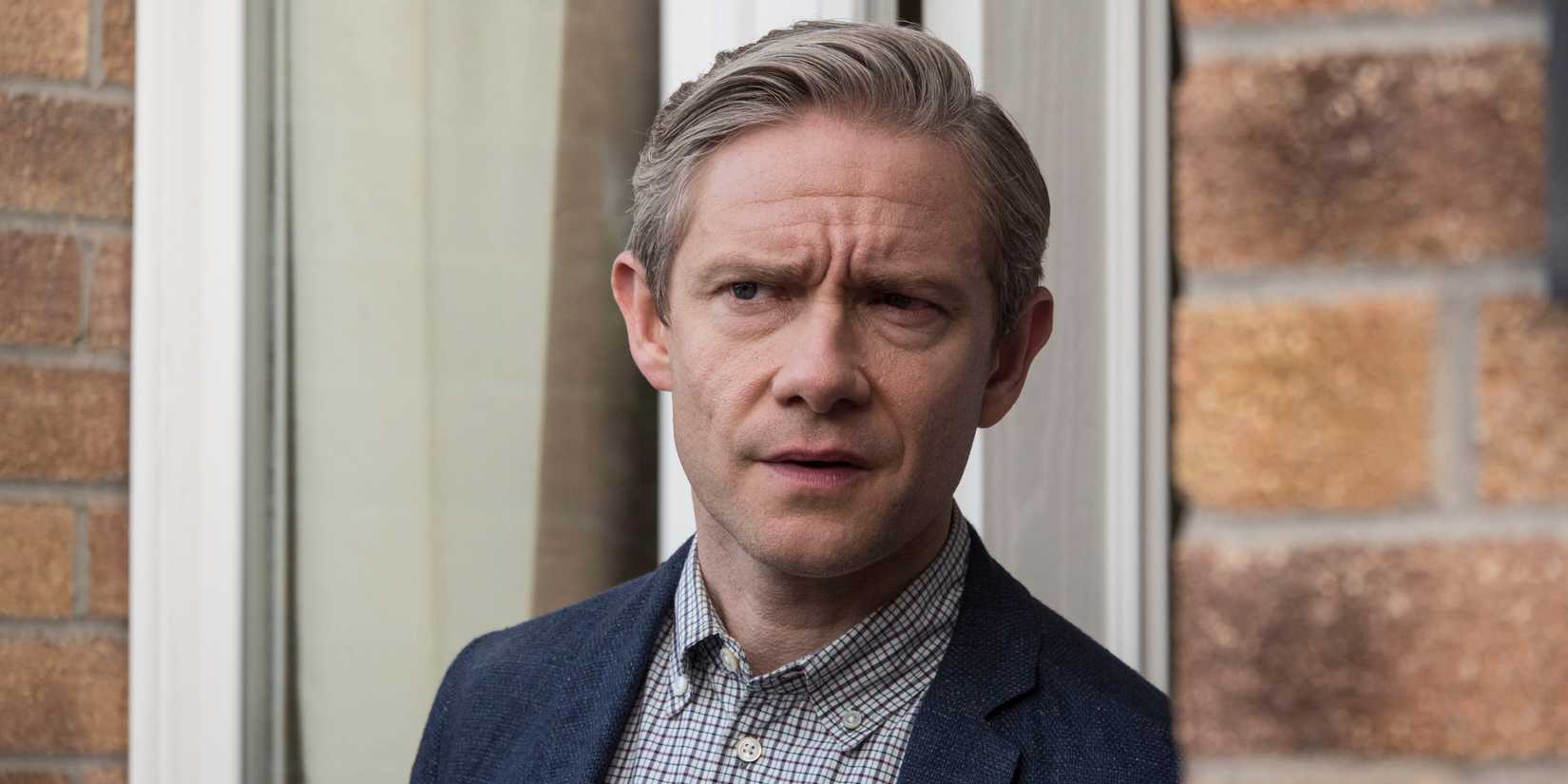 Martin Freeman as John Watson in Sherlock season 4
