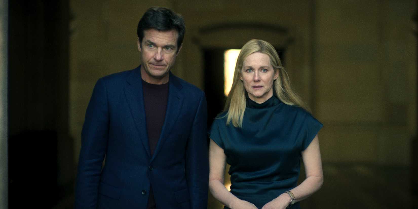 Marty (Jason Bateman) and Wendy (Laura Linney) in Ozark