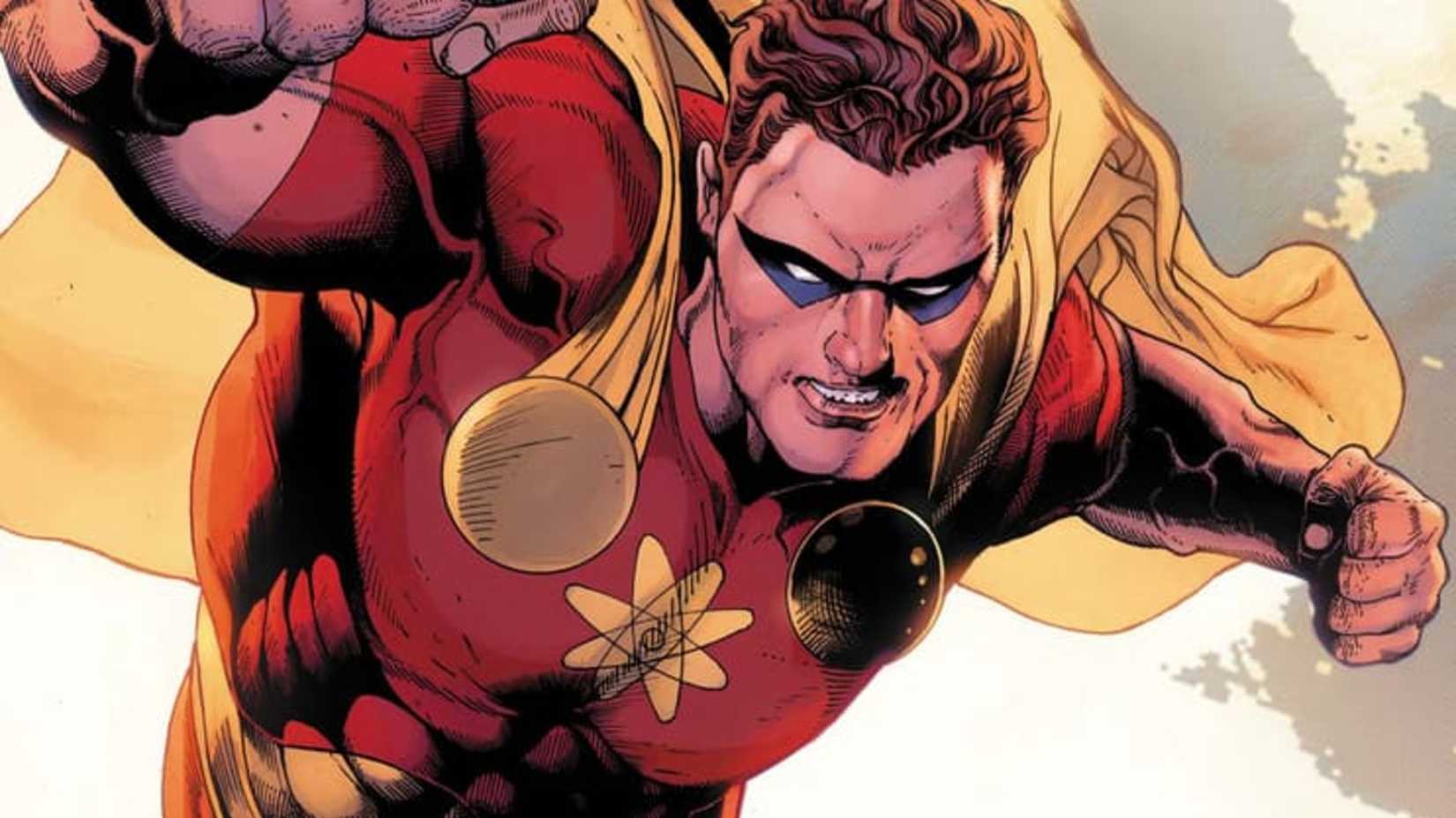 Marve hero Hyperion winds up to throw a punch