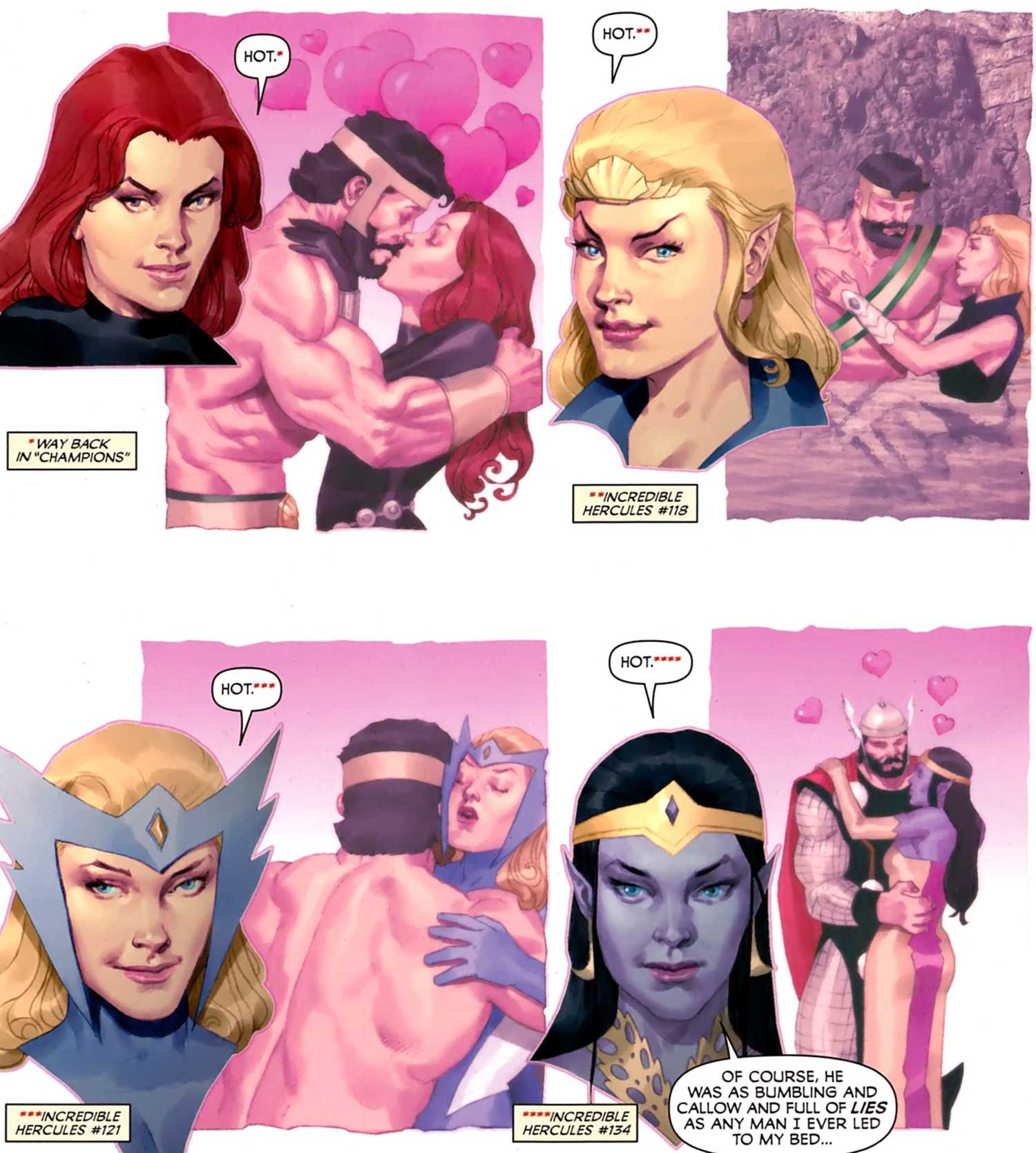 marvel heroes who have dated hercules