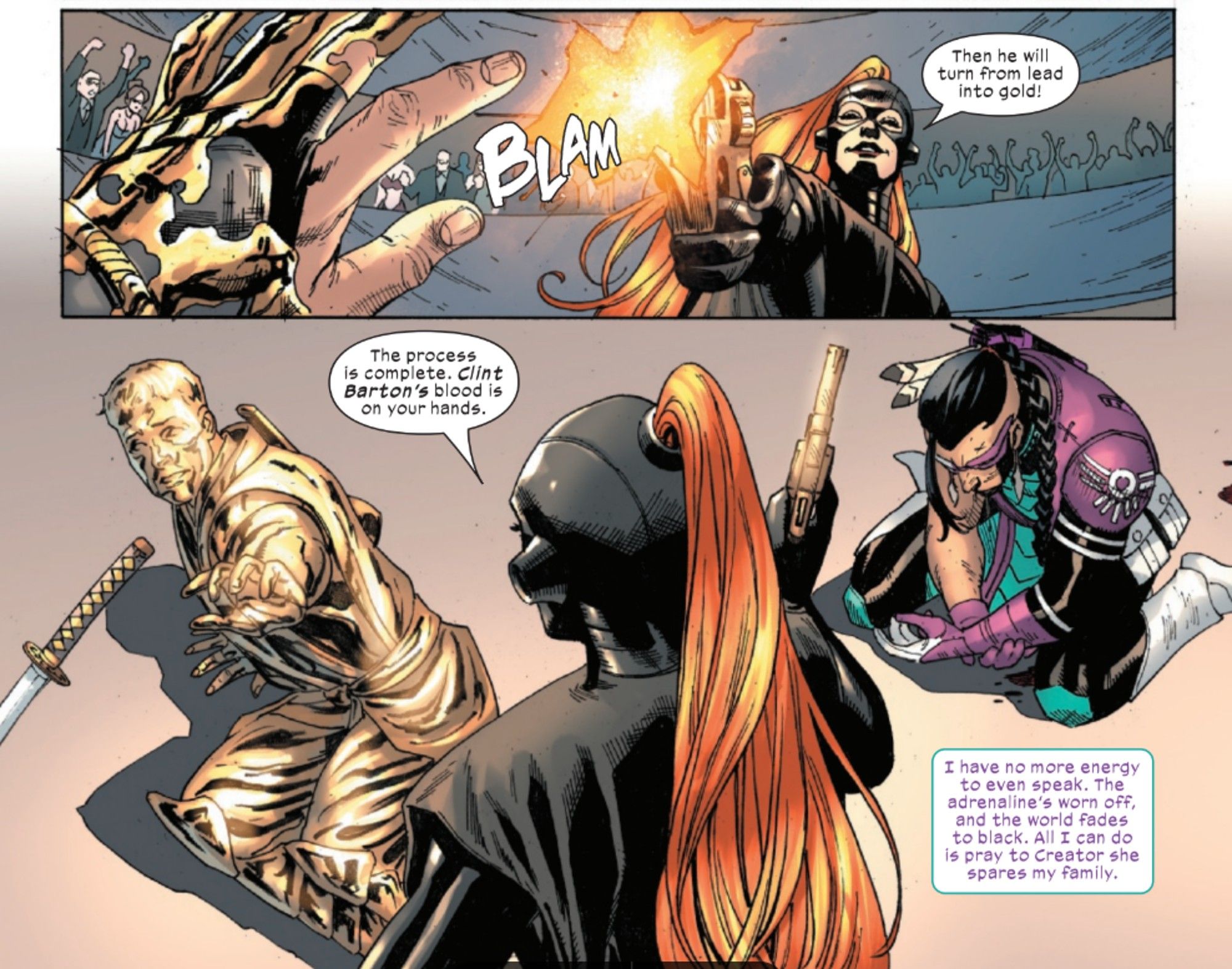 MARVEL UCCIDE CLINT BARTON HAWKEYE NELL'UNIVERSO ULTIMATE