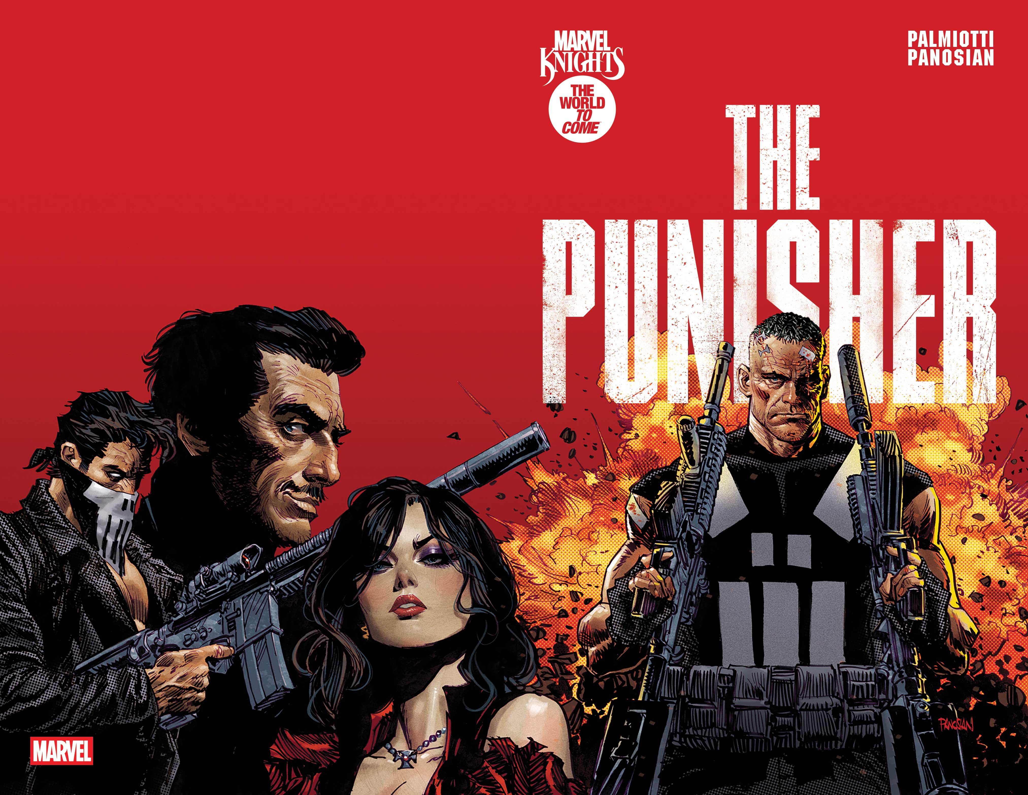 Copertina principale di Marvel Knights: Punisher #1