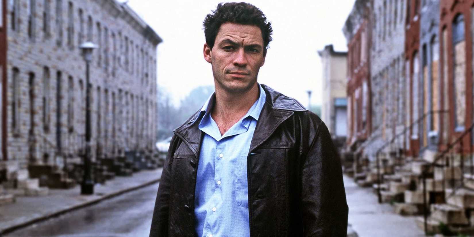 McNulty standing in the street in The Wire