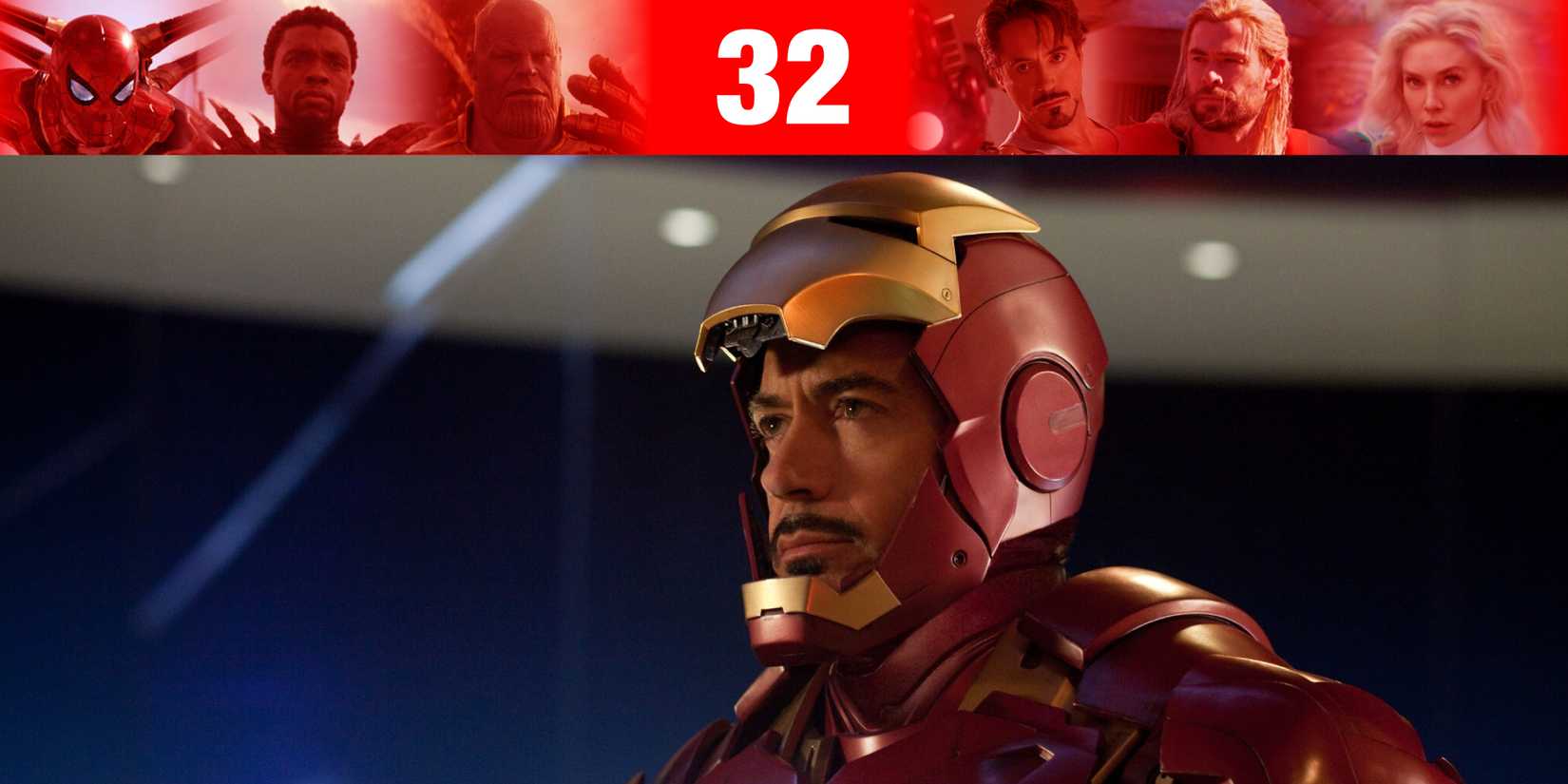 Robert Downey Jr In Iron Man Armor In Tony Stark's House In Iron Man 2 With MCU Overlay