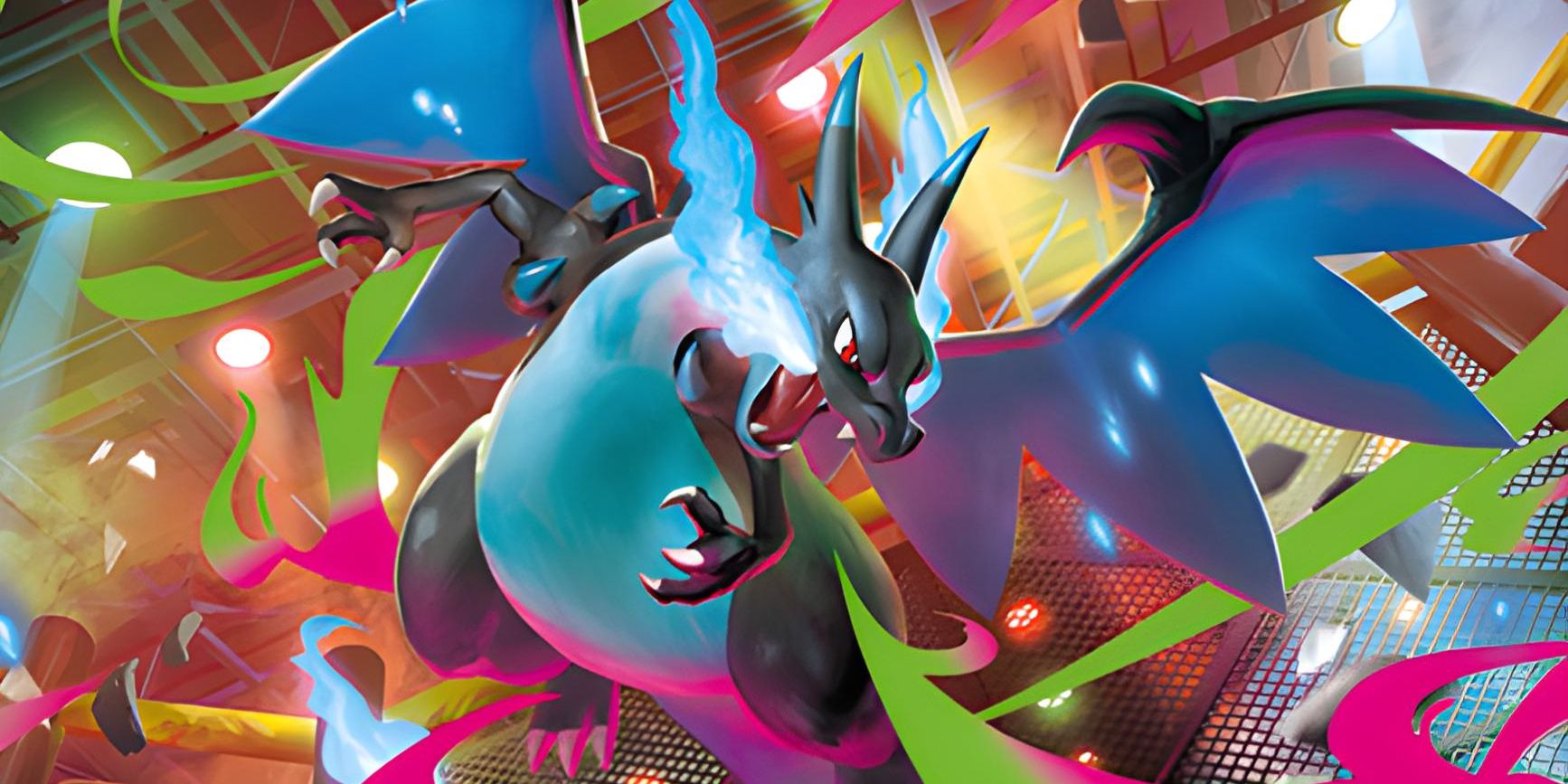 Mega Charizard ex in the Mega Evolutions - Phantasmal Flames set.