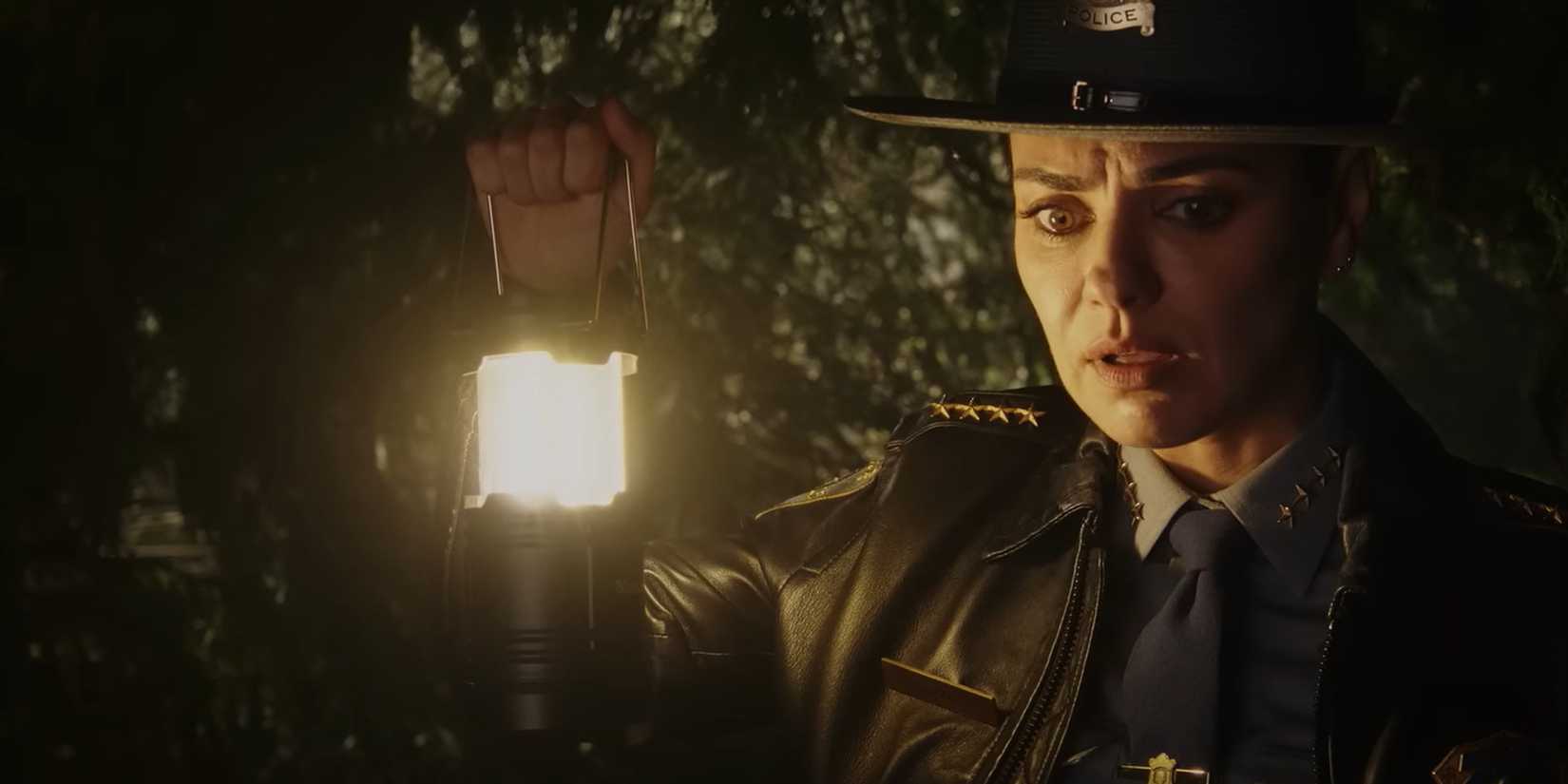 Mila Kunis stares in Wake UP ᴅᴇᴀᴅ Man