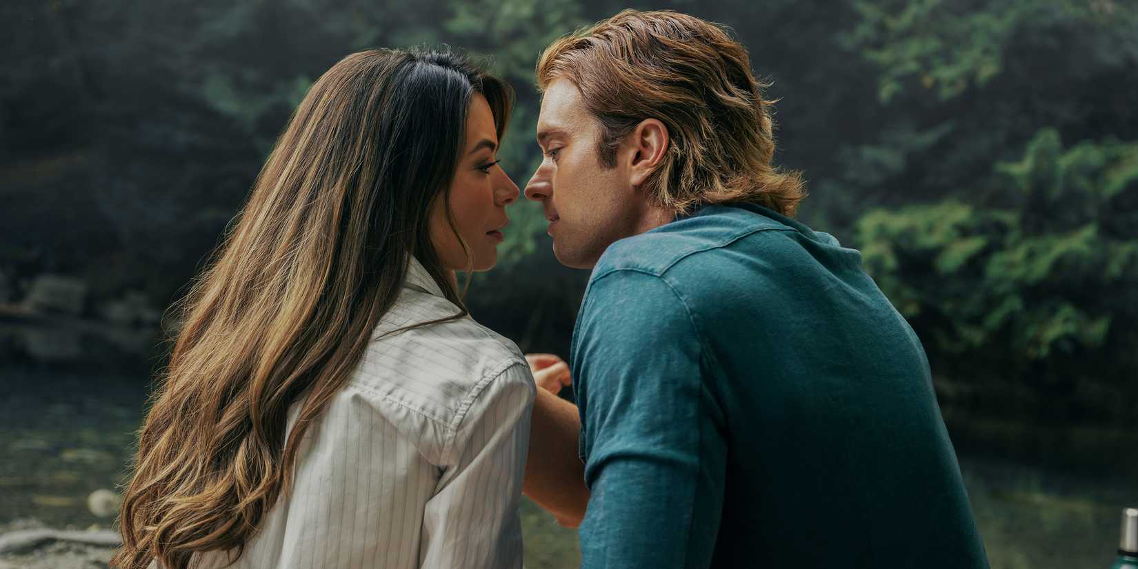 Miranda Cosgrove and Pierson Fode about to kiss in The Wrong Paris
